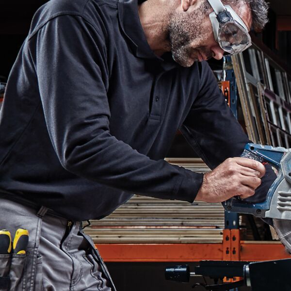 Weaver Long Sleeved Poloshirt Thumbnail