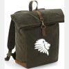 Quadra Heritage Waxed Canvas Backpack Thumbnail