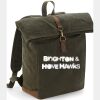 Quadra Heritage Waxed Canvas Backpack Thumbnail