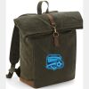 Quadra Heritage Waxed Canvas Backpack Thumbnail