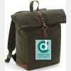Quadra Heritage Waxed Canvas Backpack Thumbnail