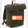 Quadra Heritage Waxed Canvas Backpack Thumbnail