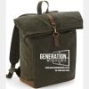 Quadra Heritage Waxed Canvas Backpack Thumbnail