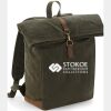 Quadra Heritage Waxed Canvas Backpack Thumbnail